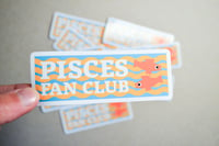 Image 1 of Pisces Fan Club Sticker