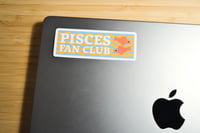 Image 2 of Pisces Fan Club Sticker