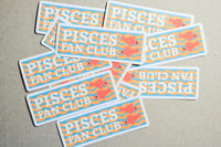 Image 3 of Pisces Fan Club Sticker