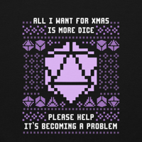 Image 2 of PREORDER Dungeons & Dragons Dice Xmas Sweater 
