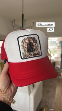 Bad boy trump hat red/white