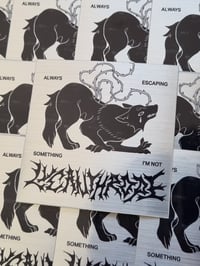 LYCANTHROPE Brushed Aluminium Sticker