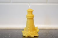 Lighthouse Beeswax Candle