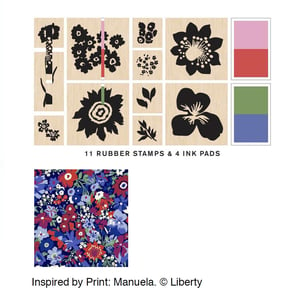 Image of Liberty Floral Stamp Set