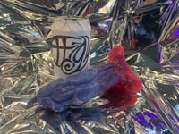 Image 1 of NO STROKER!!! Seraphim Hybrid Strap-On Dildo in "Bi Flag" colorway
