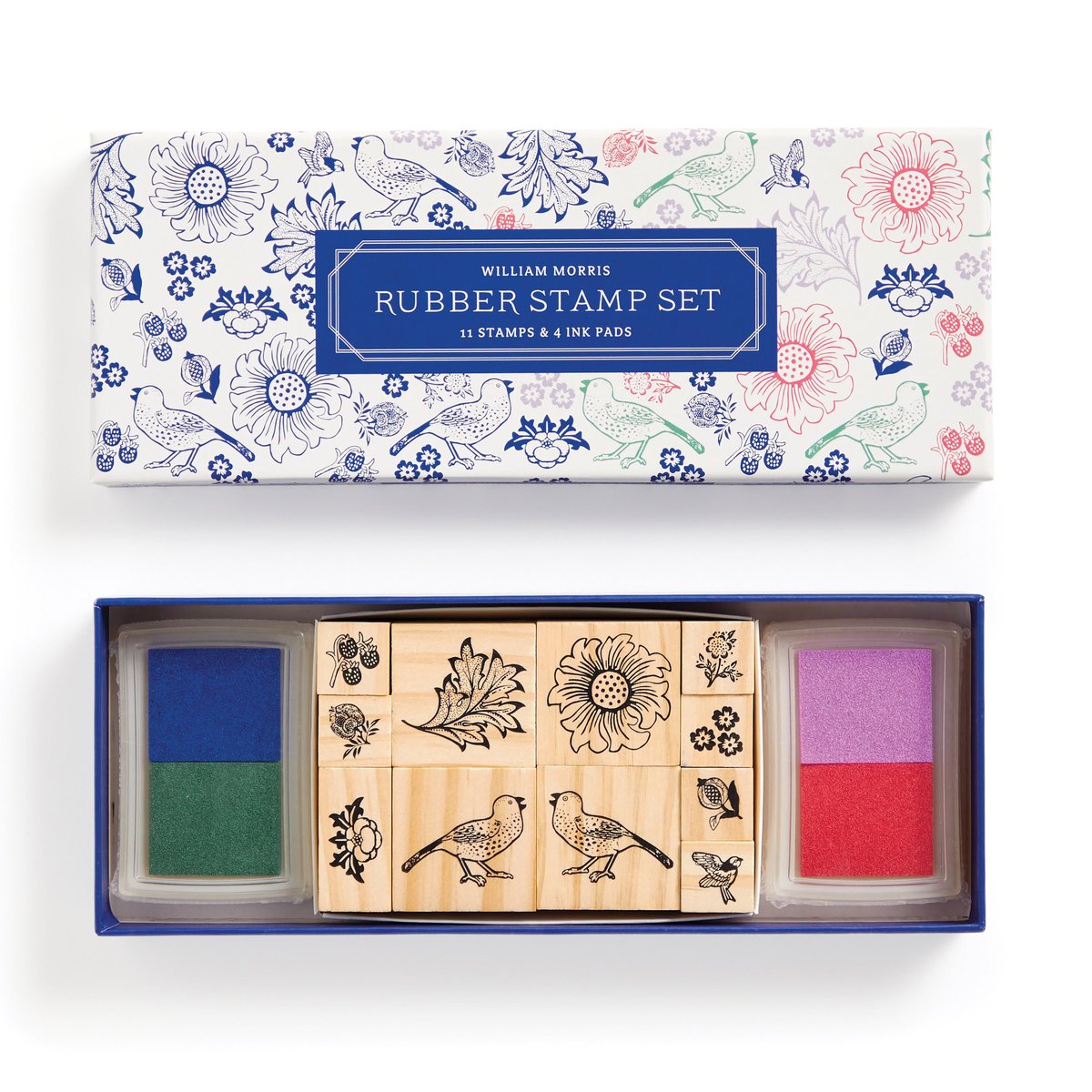 Image of William Morris Rubber Stamp set