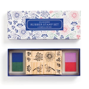Image of William Morris Rubber Stamp set