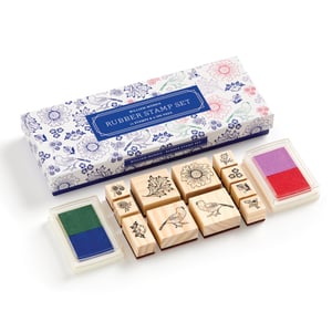 Image of William Morris Rubber Stamp set