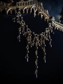 Image 3 of cut throat choker (obsidian)