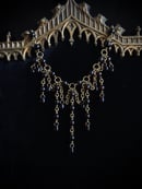 Image 1 of cut throat choker (obsidian)