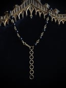 Image 5 of cut throat choker (obsidian)