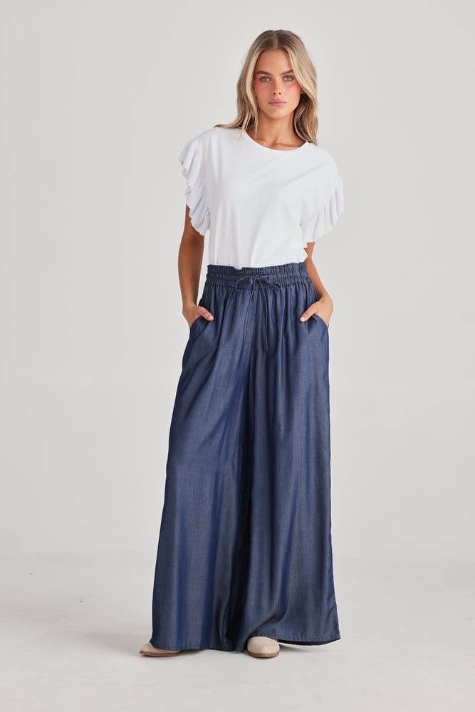 Image of Freedom Pant. Denim. Talisman the Label.