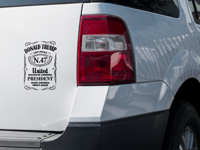 Image 4 of N47 US President Permanet Vinyl Car Decal decal sticker