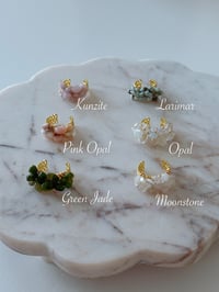 Image 2 of Crystal Cluster Ring (Silver or Gold)