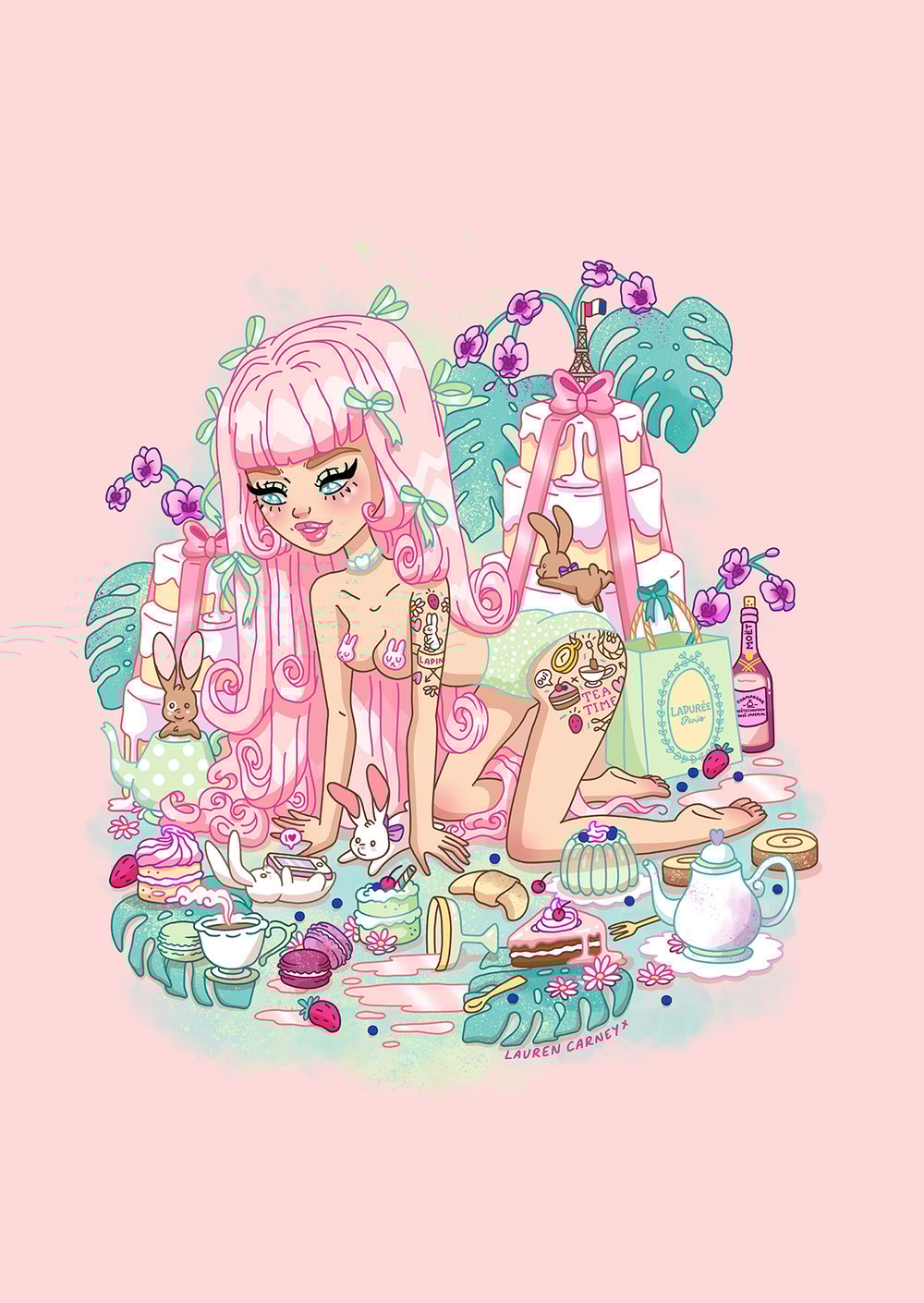 Image of Le Petit Lapin Print