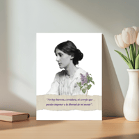 Lámina Solidaria Virginia Woolf