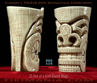 Image 5 of CrazyAL's Tiki #18 "Hibiscus Tiki" Mug Artist's Proof #98-116