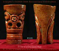 Image 4 of CrazyAL's Tiki #18 "Hibiscus Tiki" Mug Artist's Proof #110