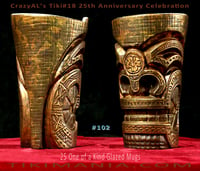 Image 2 of CrazyAL's Tiki #18 "Hibiscus Tiki" Mug Artist's Proof #102