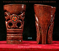 Image 3 of CrazyAL's Tiki #18 "Hibiscus Tiki" Mug Artist's Proof #98