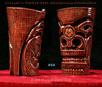 Image 2 of CrazyAL's Tiki #18 "Hibiscus Tiki" Mug Artist's Proof #98