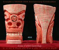 Image 3 of CrazyAL's Tiki #18 "Hibiscus Tiki" Mug Artist's Proof #95