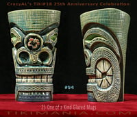 Image 4 of CrazyAL's Tiki #18 "Hibiscus Tiki" Mug Artist's Proof #94