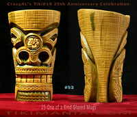 Image 3 of CrazyAL's Tiki #18 "Hibiscus Tiki" Mug Artist's Proof #92