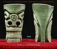 Image 3 of CrazyAL's Tiki #18 "Hibiscus Tiki" Mug Artist's Proof #89