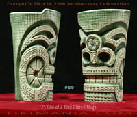 Image 2 of CrazyAL's Tiki #18 "Hibiscus Tiki" Mug Artist's Proof #89