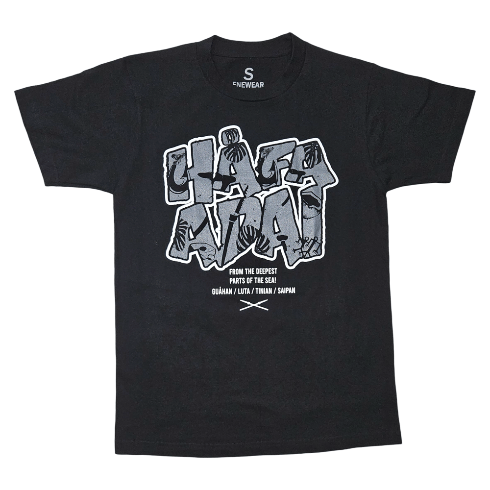 Image of Håfa Adai From The Deep / BLK & WHITE Tees 