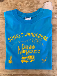 Image 1 of SUNSET WANDERERS CARLSBAD NEW MEXICO SOUVENIR T-SHIRT