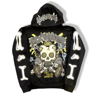 Image 1 of Teddy Bones Lost Souls pull over hoodie