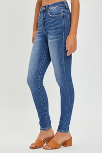 Image 1 of HIGH RISE BASIC ANKLE SKINNY- RISEN 