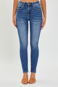 Image 2 of HIGH RISE BASIC ANKLE SKINNY- RISEN 