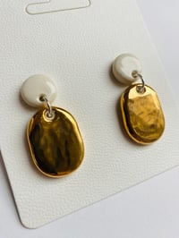 Image 5 of Double Blob Earrings