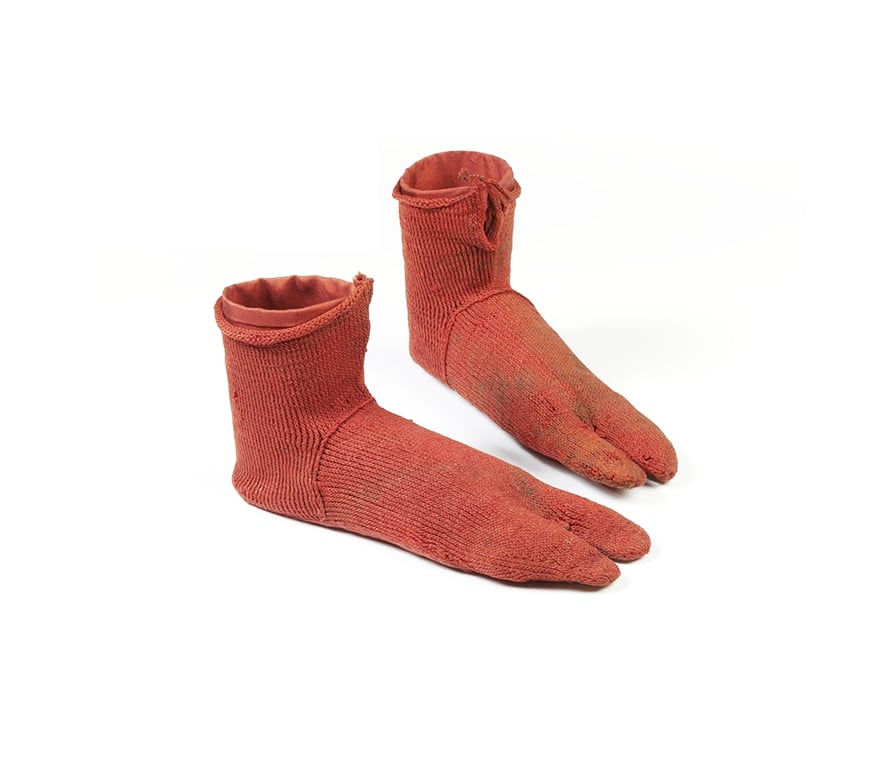 Egyptian socks (silver/bronze)