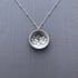 Sterling Silver Lotus Blossom Necklace, light finish Image 4