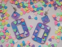 Image 1 of heart earrings
