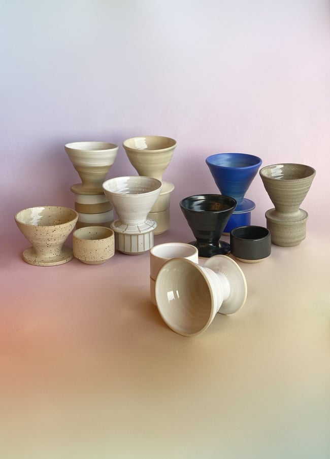 Cafetière filtre et tasses