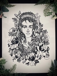 Butterfly woman