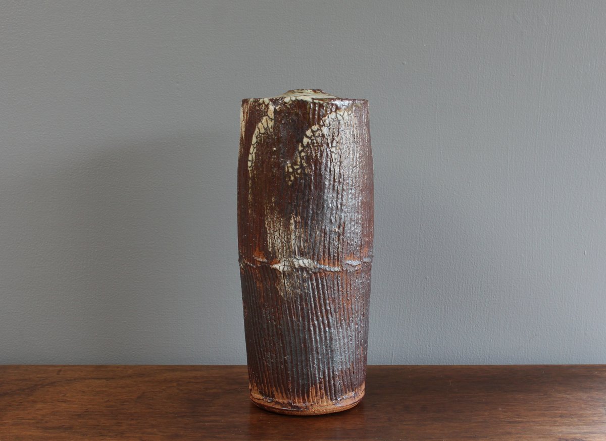 Image of Textured stem vase