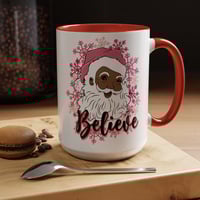 Image 1 of Believe Santa Double-Sided Mug 