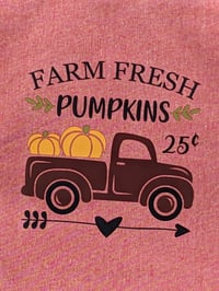 Image 4 of Farm Fresh Pumpkins Eco-Friendly Tote Bag (dual-sided cute images)