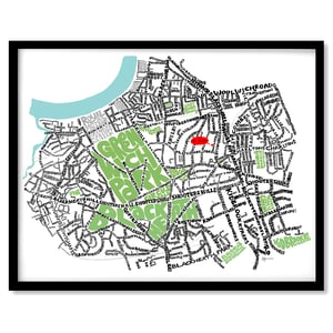 Image of Greenwich & Blackheath Type Map