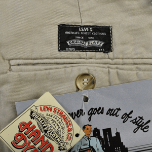 Image of Levi's chino beige hand dyed VINTAGE by HolyHouse