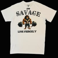 Image 2 of White and black Gym savage