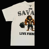 Image 3 of White and black Gym savage