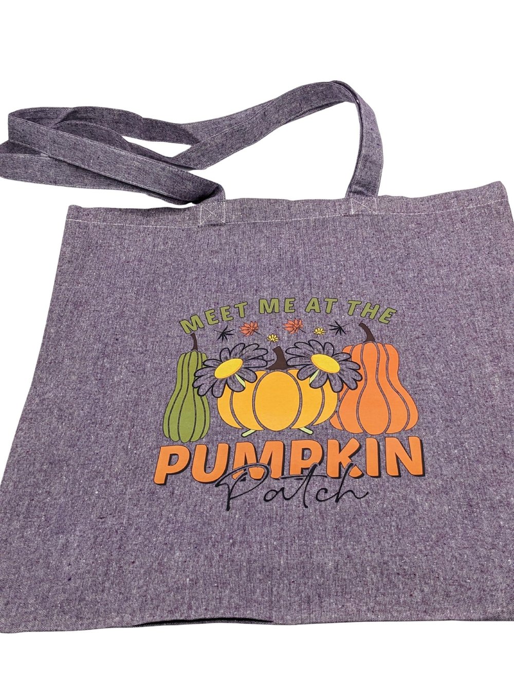 Image of Meet Me at the Pumpkin Patch Eco- Friendly Tote (dual-sided cute images)