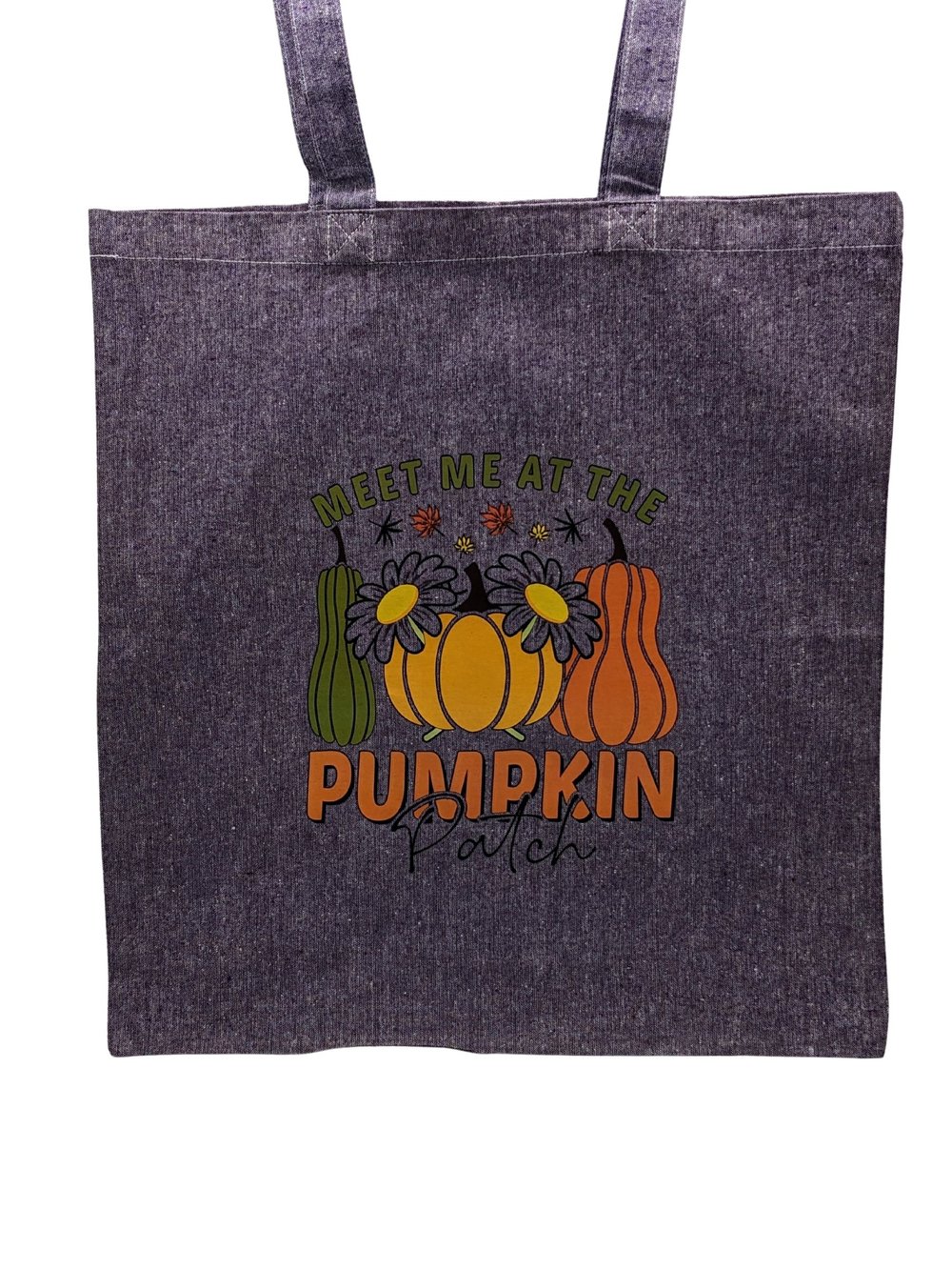 Image of Meet Me at the Pumpkin Patch Eco- Friendly Tote (dual-sided cute images)